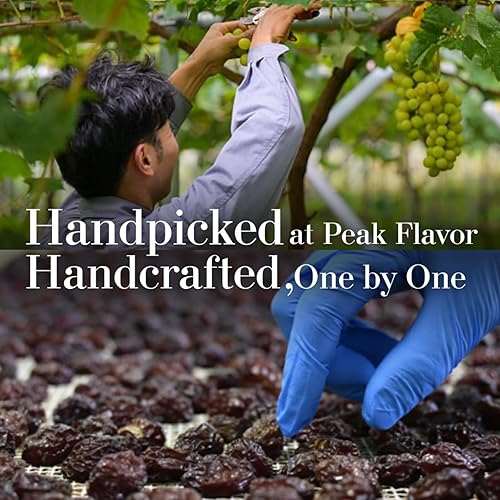 Miniatura 6 de Ripe on Time - Pasas japonesas premium NAGANO PURPLE 8.8oz - Hecho a mano, sin semillas, sin azúcar ni aditivos añadidos