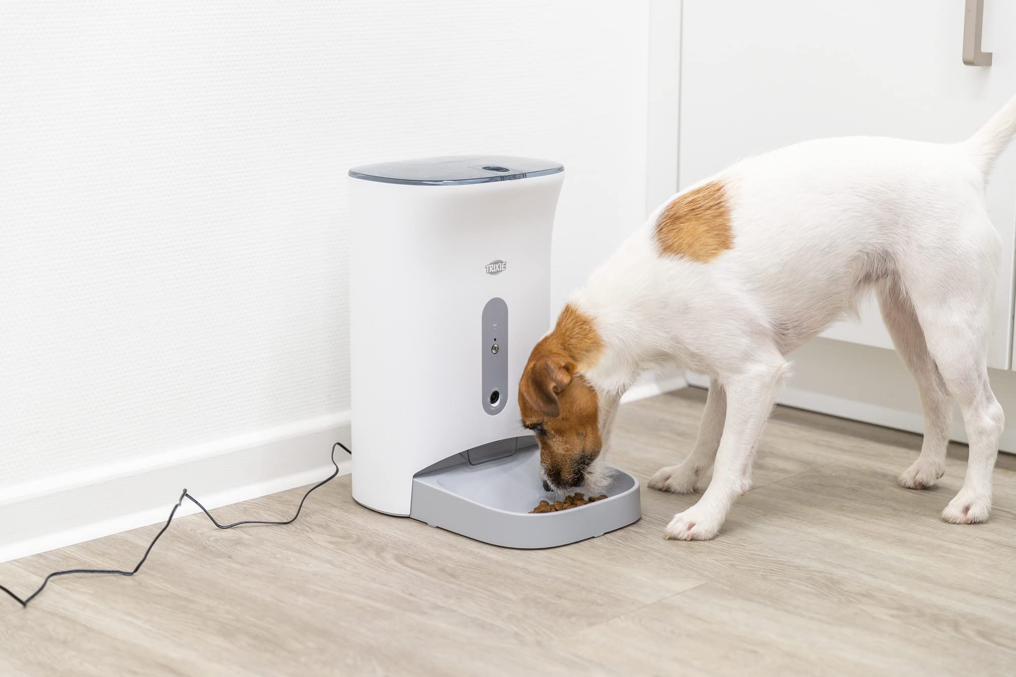 Distributeur automatique nourriture TRIXIE TX8 Smart 2.0 - 4,5L - 24 × 38 × 19 cm - Blanc