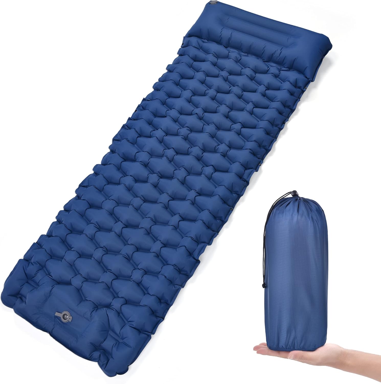 EDEUOEY Ultralight Camping Sleeping Pad Inflatable Camping for