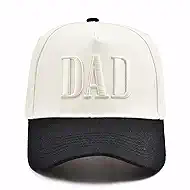 Dad Trucker Hats for Men, Embroidered Baseball Cap, Fathers Day Birthday Gifts from Daughter Son, New Dad Gifts