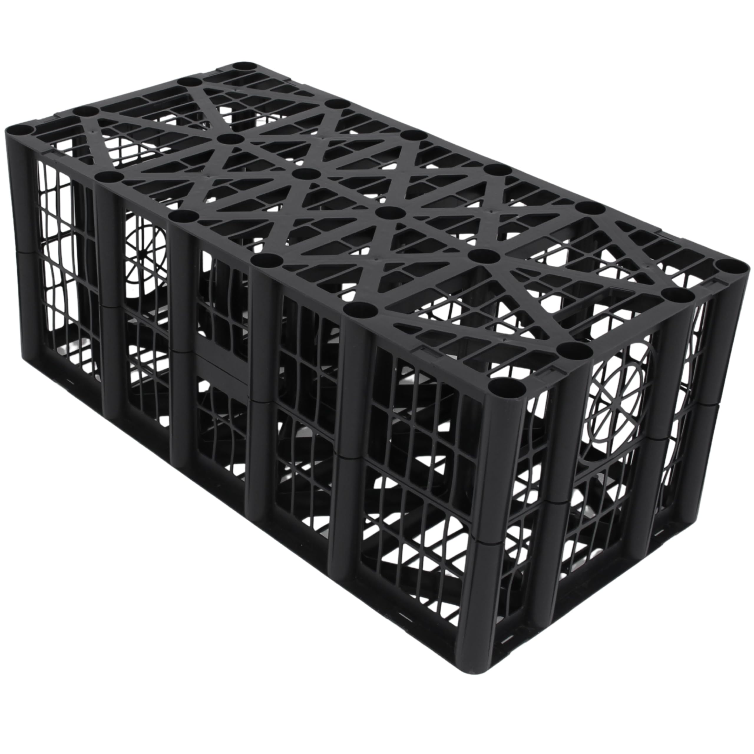 Heavy Duty Soakaway Crate 192L - Plastic Modular Ground Stabilisation Soakaway Drainage 100cm x 50cm x 40cm (39.4โx19.7"x15.7") - Prevents Waterlogging & Soil Movement - Ideal for DIY or Trade Use