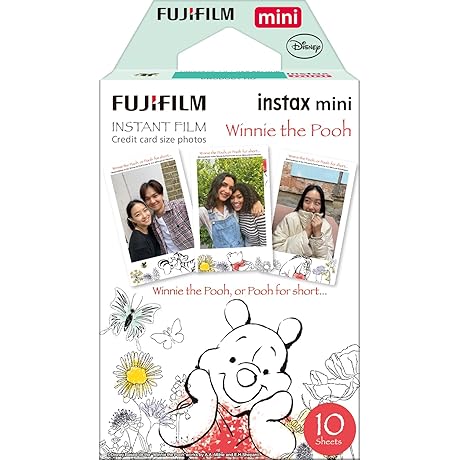Fujifilm Instax Mini Film Winnie The Pooh for Adorable Valentine's Day Snaps
