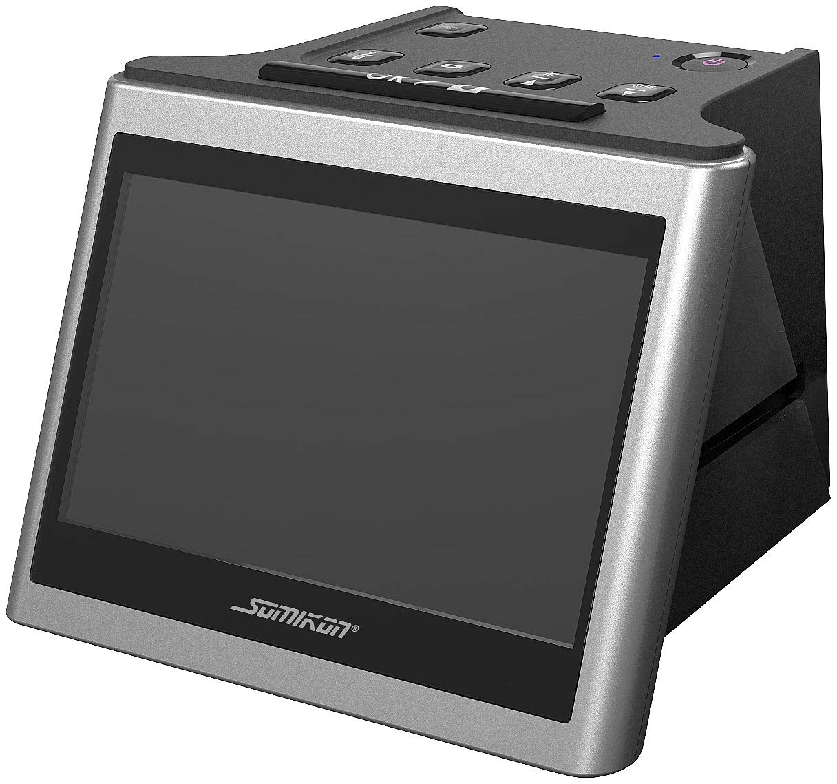 Somikon Film scanner - diaproiettore: Scanner per diapositive e negativi autonomo, Sensore da 14 megapixel, display a colori LCD da 12,5 cm (5") (scanner per negativi, foto e diapositive, fotocamera)