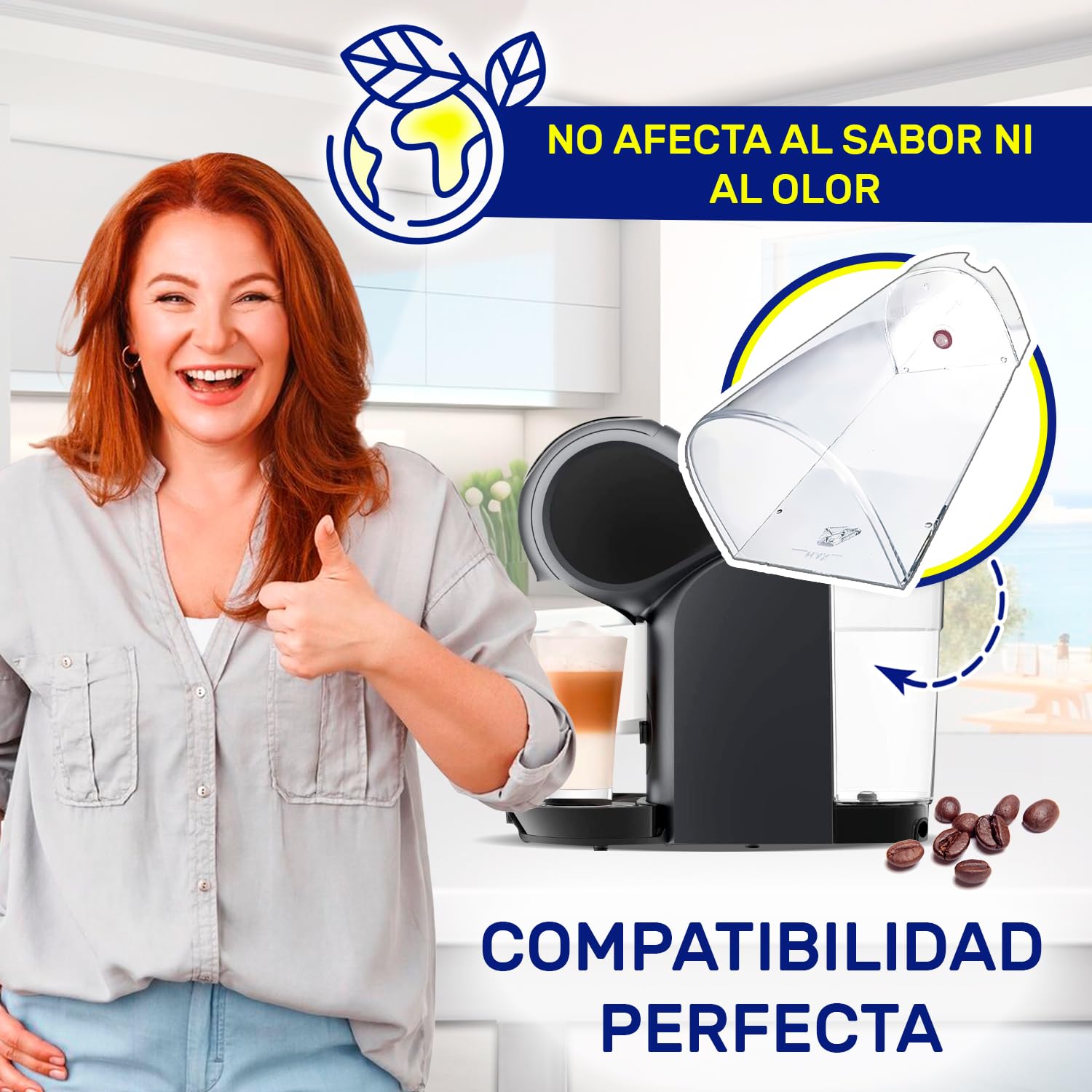 Deposito Agua para Cafetera Capsulas con Código Original MS-625004 para Krups para Dolce Gusto Genio S – MADE IN EU - Garantía de 10 Años - MONTERAL