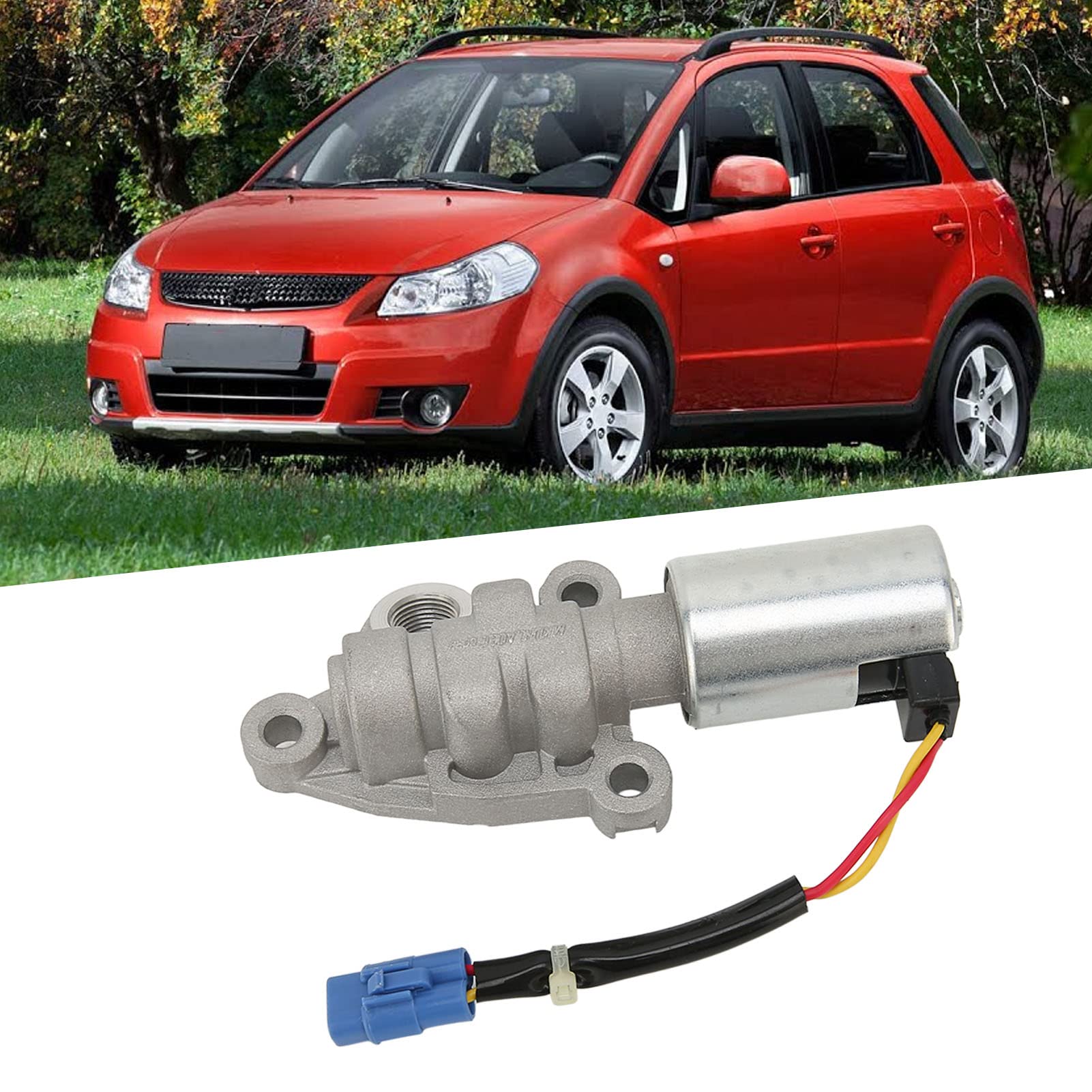 Yctze VVT ​​Elettrovalvola Controllo Olio 16550‑69GE3000 16550-69GE3 Elettrovalvola Olio Metallo VVT Sostituzione per Suzuki SX4 Swift Linana