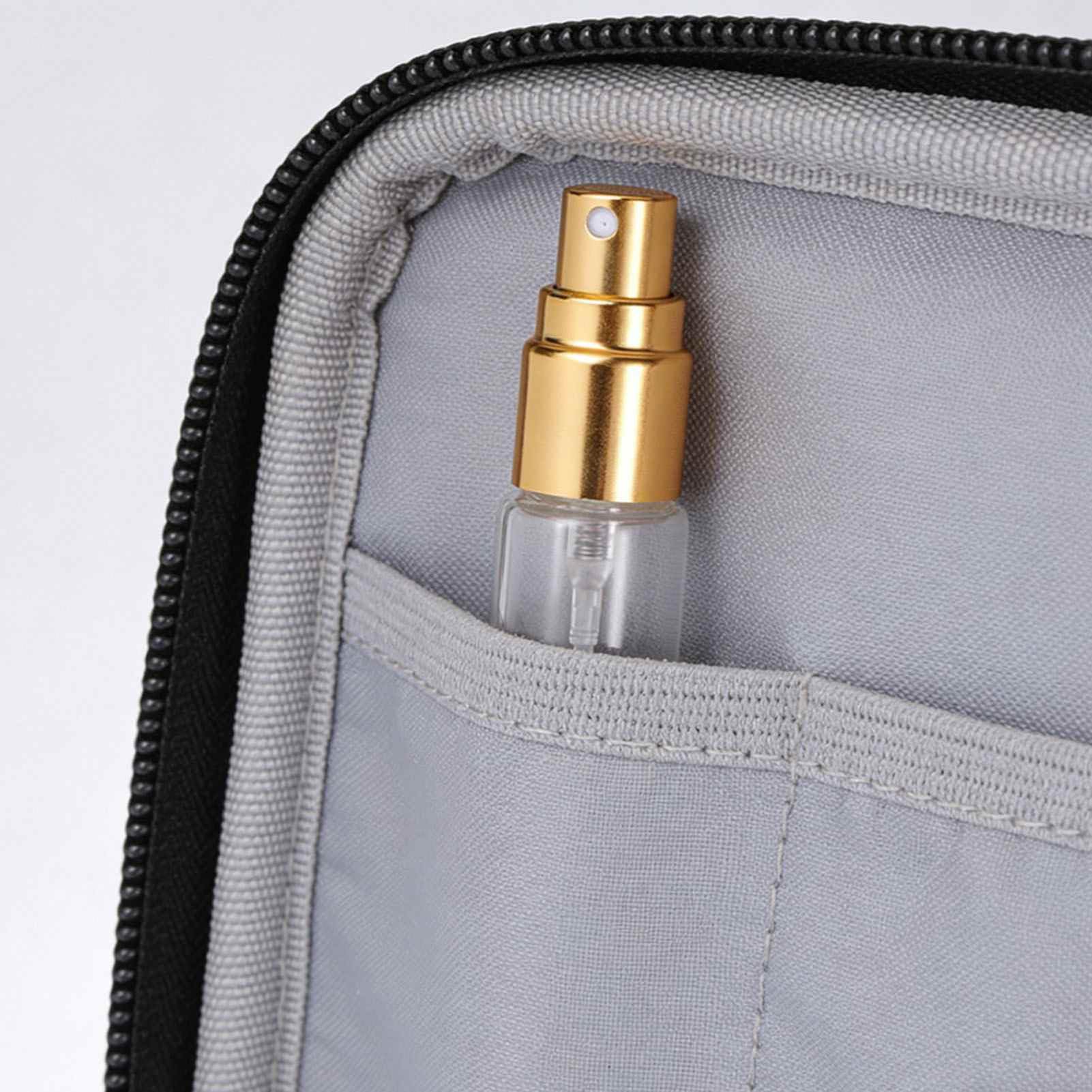 Flaconi spray portatili per profumi, in vetro, da 10 ml, per viaggi, 50 pezzi, erogatori di nebbia fine, mini formato per profumi, oli essenziali, in uscita (oro)
