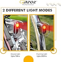 Vista 6 de Luz trasera LED para bicicleta, luz trasera vintage con aspecto cromado, accesorios clásicos para bicicleta