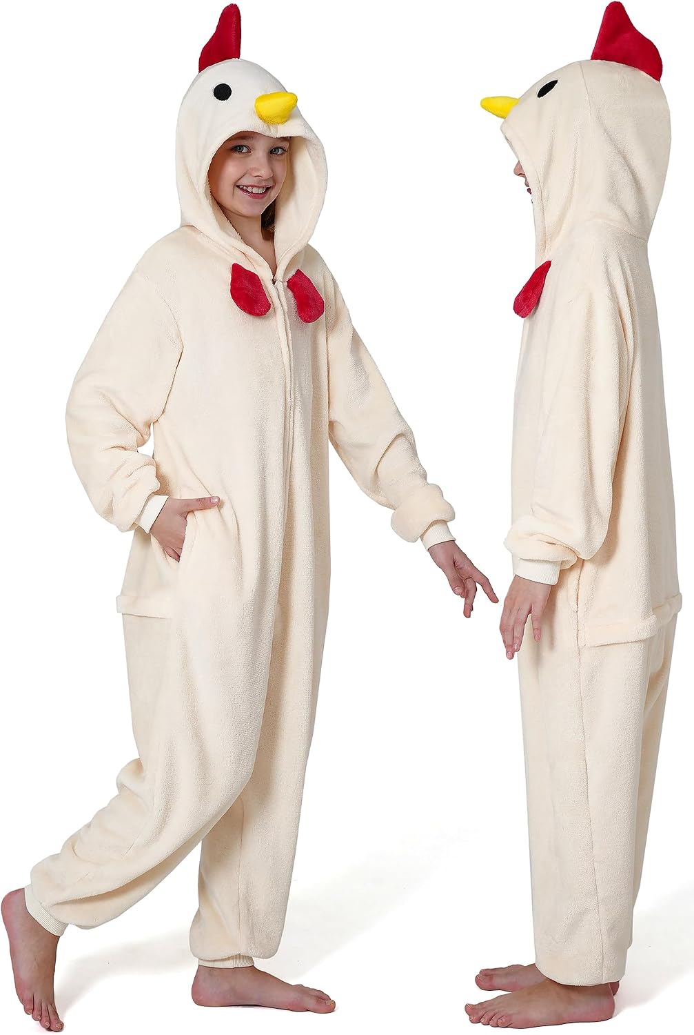 Kids Animal Onesie Costume Halloween Funny Cosplay One Piece Pajamas image 4