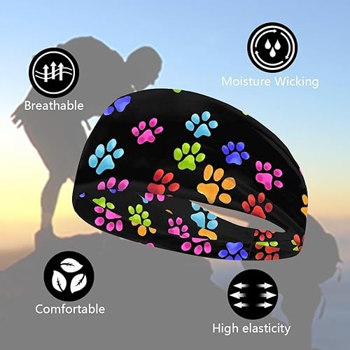 Miniatura 3 de Diadema deportiva para hombres y mujeres, absorbe la humedad