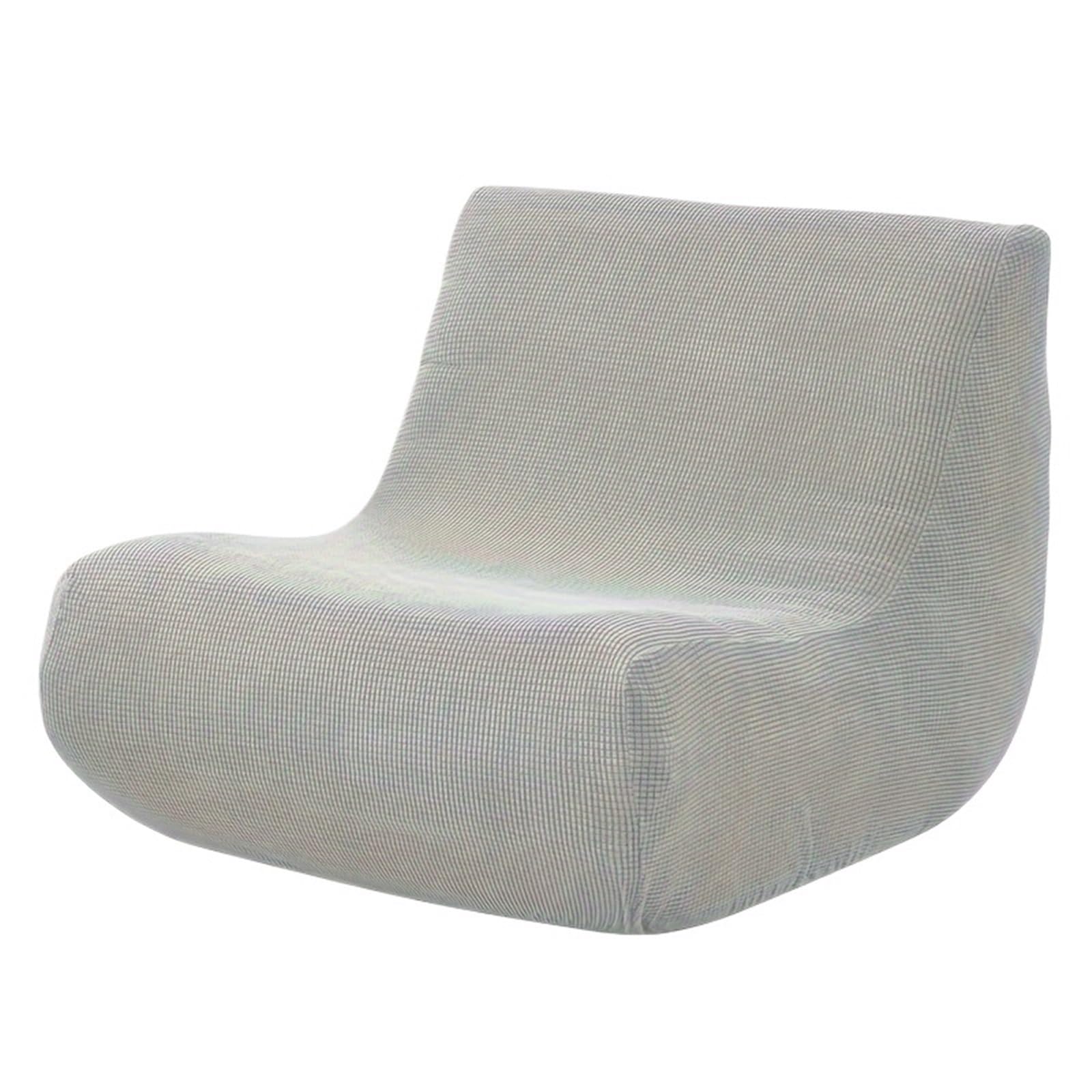 GCYEIDMA Armless Sofa Slipcover 1pc Stretch Sofa Slipcover Armchair Cover Jacquard Lazy Armless Chair Protector For Bedroom Home Decor(Color 04)