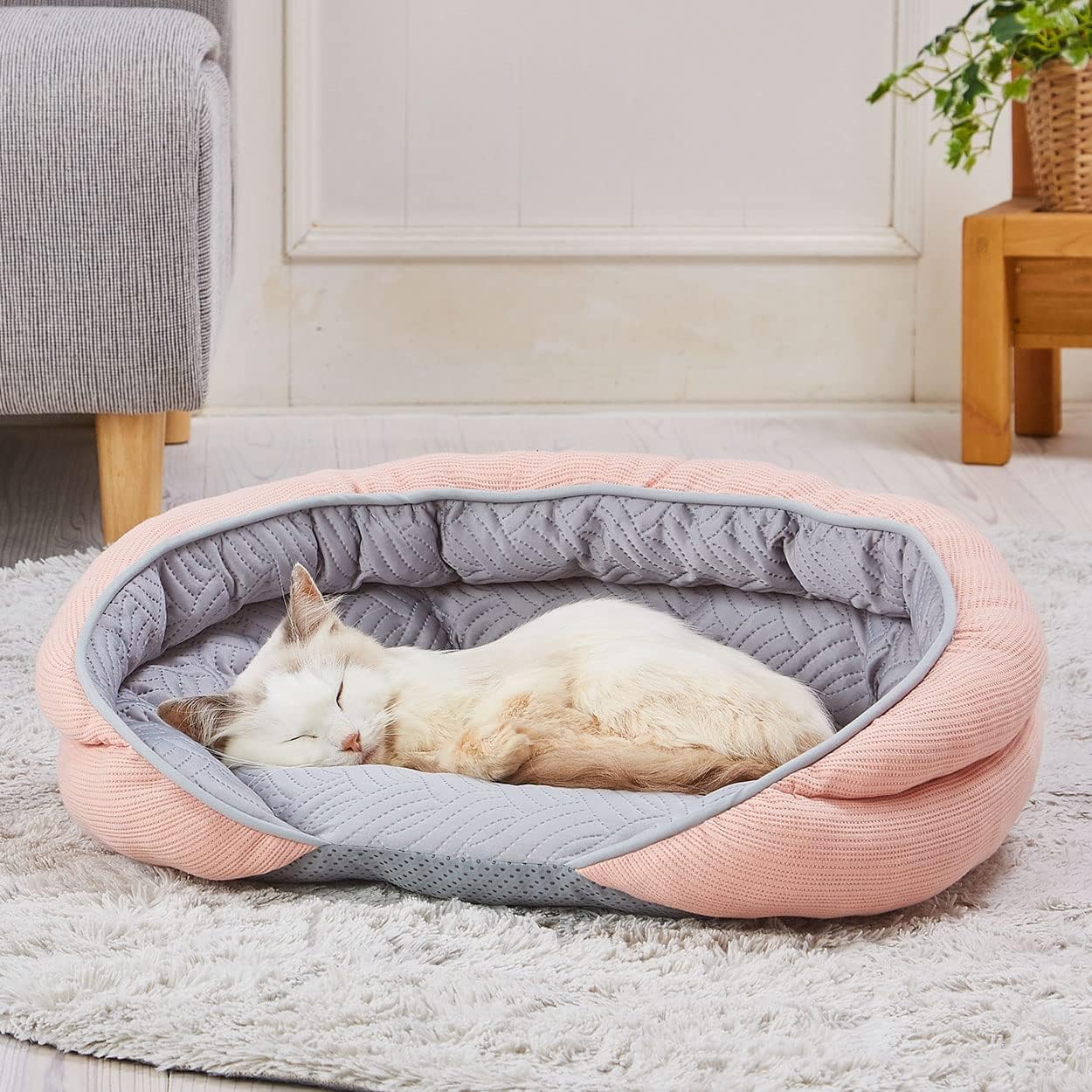 ADD. Mate Cuna Cooling Dog and Cat Bed, Pink