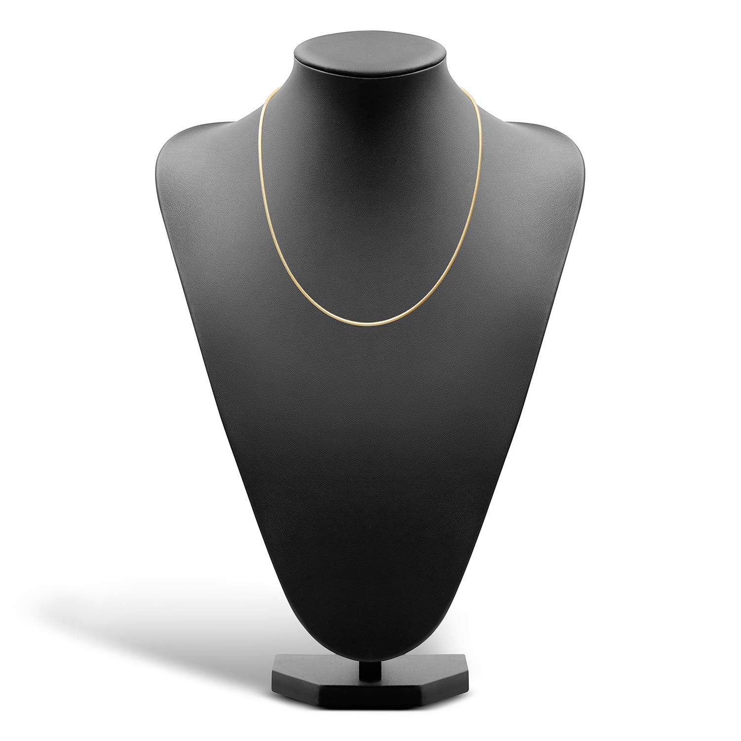 EDELIND Cadena Oro Mujer Hombre 1.9 mm 8 14 18K Oro Amarillo Cadena Cola de Topo/Cola de Ratón/Serpiente de 34 a 100cm Collar de Oro con Caja de Regalo de Joyería