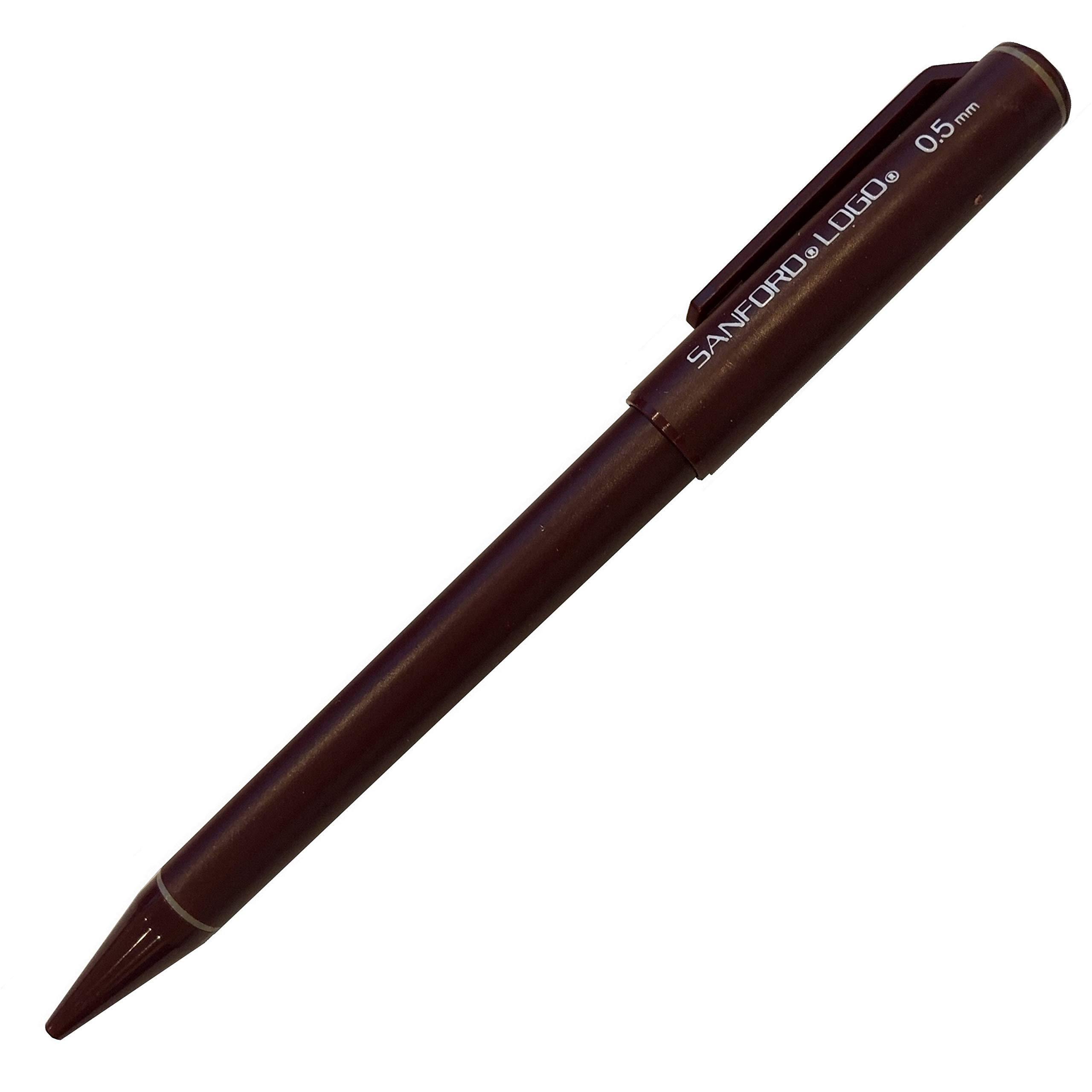 Amazon Com Sanford R Logo R 4 Retractable Mechanical Pencil 0 5 Mm Burgundy Pencils Mechanical Office Products
