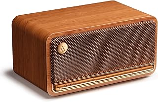Edifier MP230 Wooden Portable Bluetooth Speaker, Wireless Desktop Stereo Speaker with 20W RMS, 10H Playtime, Bluetooth 5.0, USB, AUX, Micro SD Inputs - Brown product image