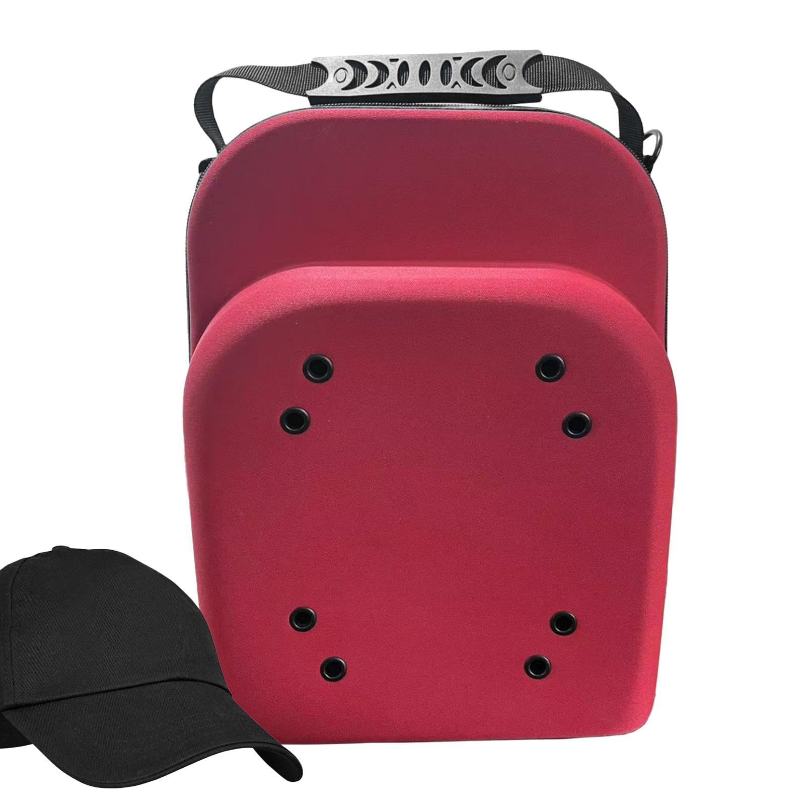 Estuche De Viaje Para Almacenamiento De Gorras,Organizador De Gorras De | Bolsa Estuche para gorra de béisbol con asa de transp