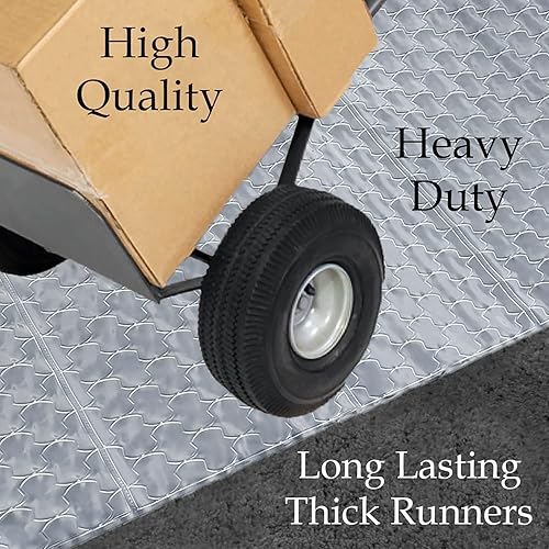 Miniatura 5 de Home Must Haves Protector de piso acanalado de PVC de lujo de plástico transparente para alfombra (27 pulgadas de ancho)