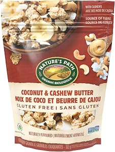 Nature's Path Organic Coconut & Cashew Butter Granola, 312 g (Pack of 1), Gluten Free, Non-GMO