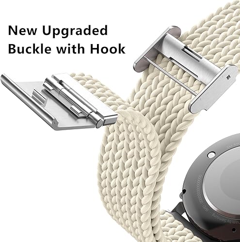 Miniatura 3 de Ouwegaga Solo Loop trenzado compatible con Samsung Galaxy Watch 6 5 4 Band 1.575 in 1.732 inGalaxy Watch 6 BandWatch 5 Pro 1.772 inWatch 4 6 Classic