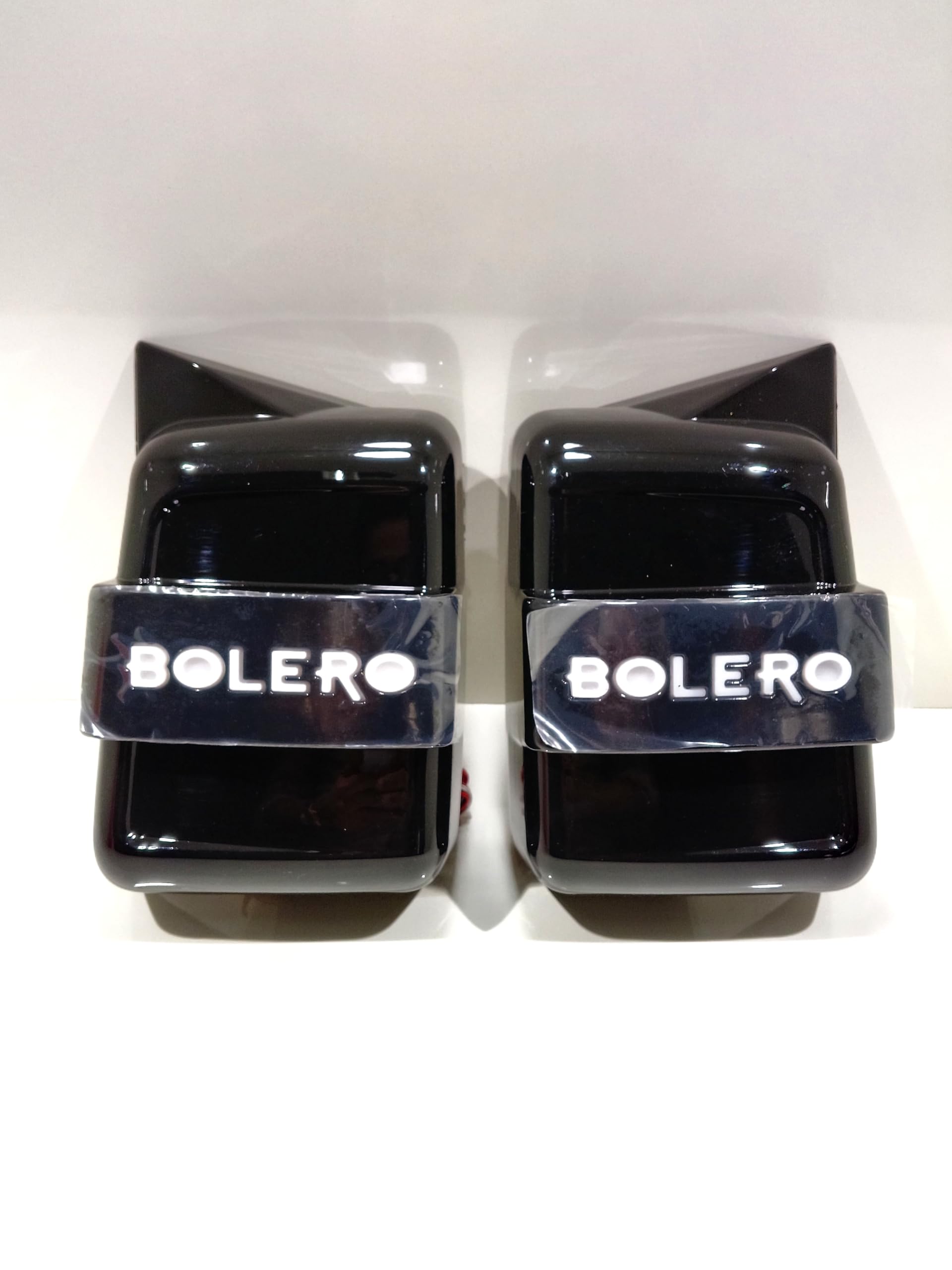Mirror Cover for Bolero and Bolero Neo, Glossy Black, ABS Plastic, with LED Blinkers, Set of 2-image-41