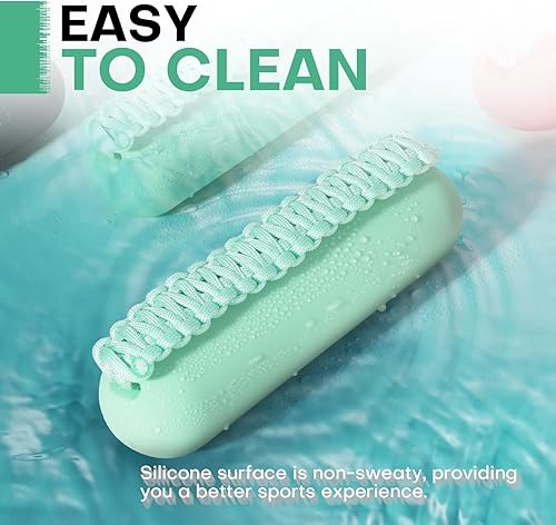 Miniatura 4 de Hikeen - Juego de pesas de mano para mujeres y hombres, mancuernas suaves de 2 (1lb, 2lbs o 3lbs), peso para caminar con correa para manos para