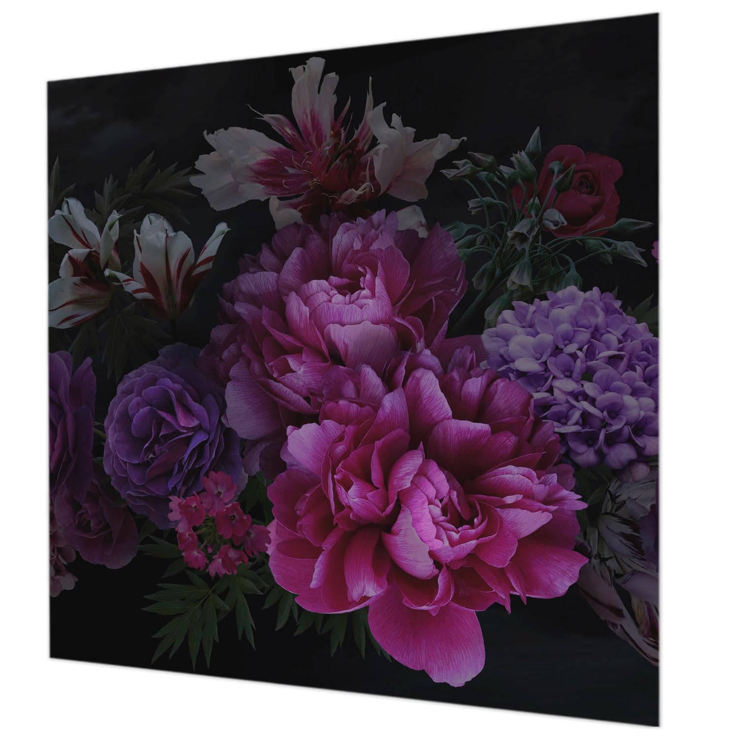 Décoration intérieure élégance florale en grand format intissé pour salon moderne