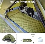 Night Cat Tentes de suremballage 1 2 Personnes Easy Clip Setup Camping Tente Adultes Scouts Heavy Rainproof Compact Lightweight