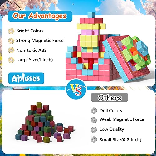 Miniatura 9 de 42PCS Magnetic Blocks Toddler Toys for 3 4 5 6 Year Old Boys and Girls Building Blocks for Toddlers Toddler Toys Age 2-4 Sensory - Montessori -