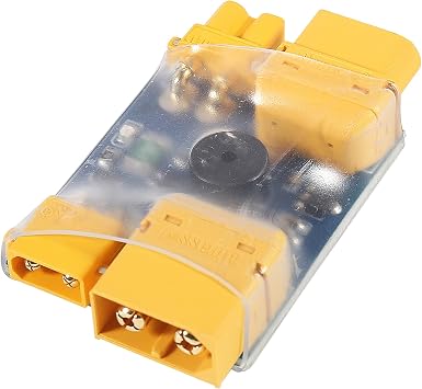 1PCS Smoke Stopper for FPV Drone Short-Circuit Protection XT30/ XT60 Lipo Safety Detecting Switch with Alarm Buzzer for RC 2-6S Battery Flight Controller ESC Stack VTX