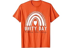 Embrace Unity with Orange Anti-Bullying T-Shirt