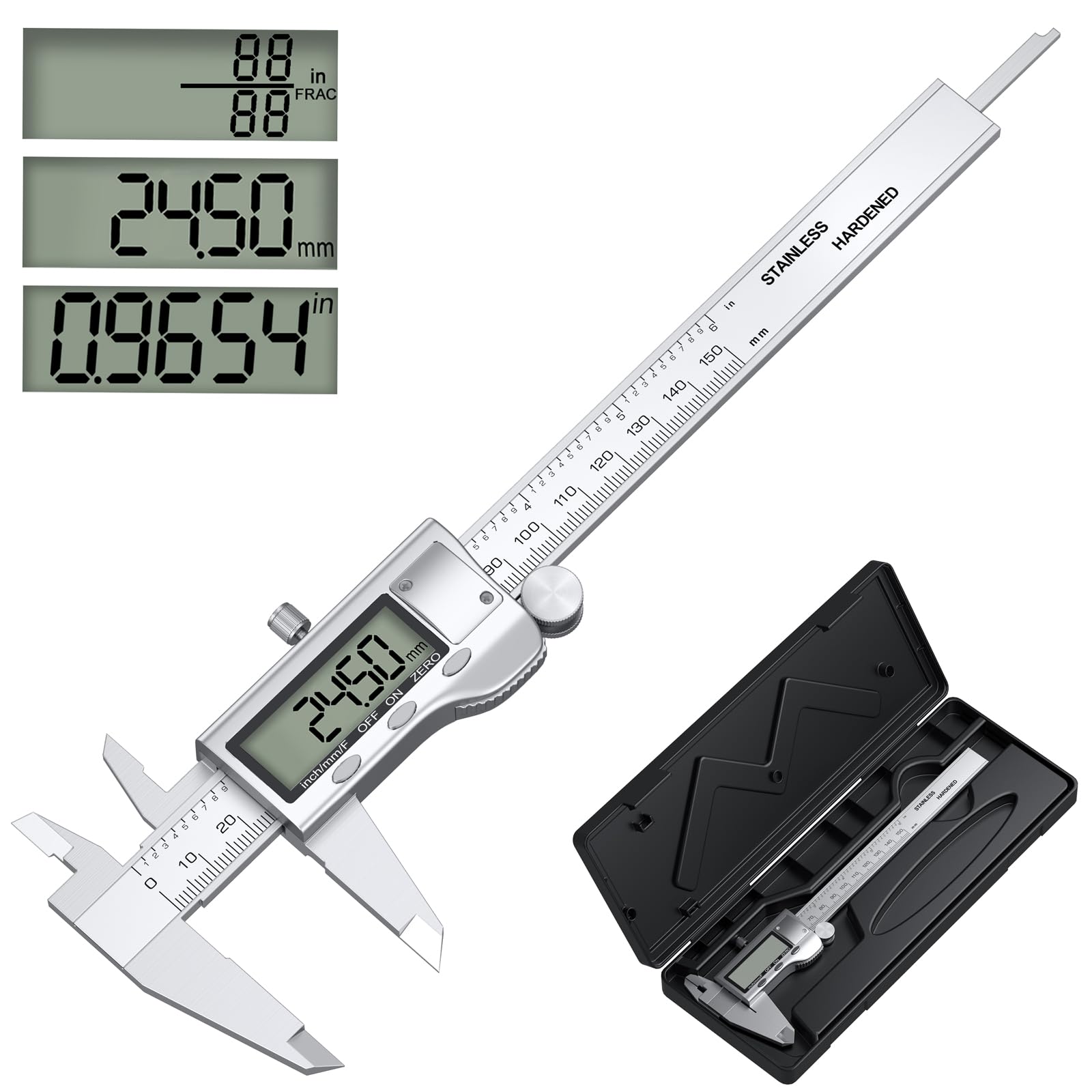 TOOGOND Digital Calipers - 6 Inch Precision Tool -1