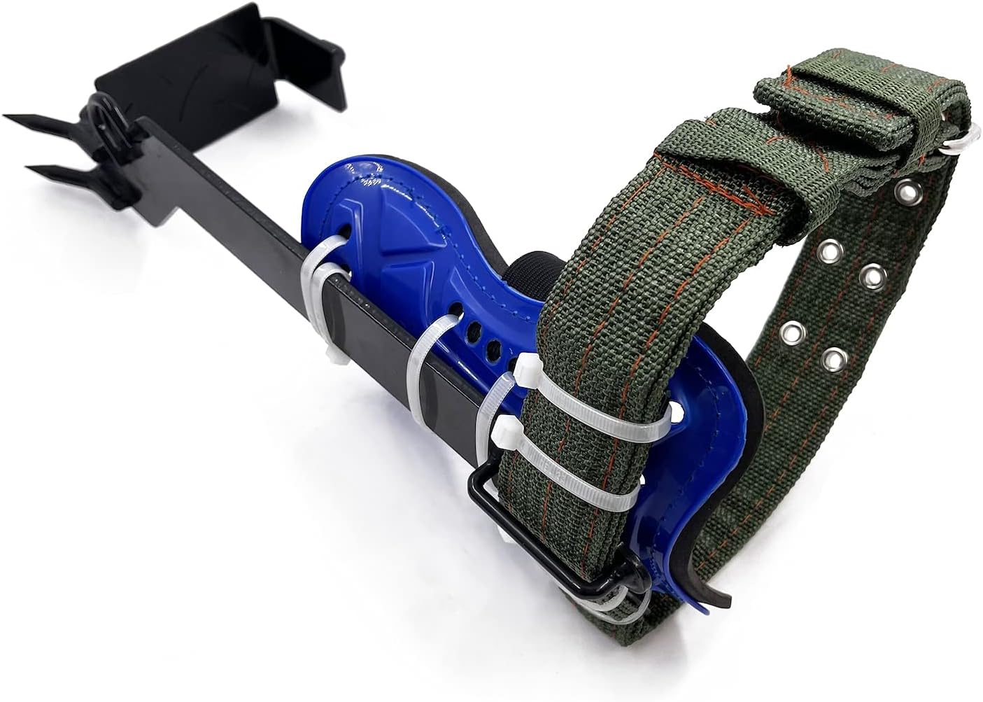 HongK- Upgraded Tree Climbing Spike Set Safety Adjustable Belt Lanyard Rope Rescue Belt 2 Gears [P/N: ET-OUTDOOR002-A-RAW]