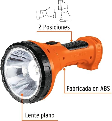 Miniatura 2 de TRUPER LILE-9T - Linterna recargable de 9 LED, 40 lúmenes