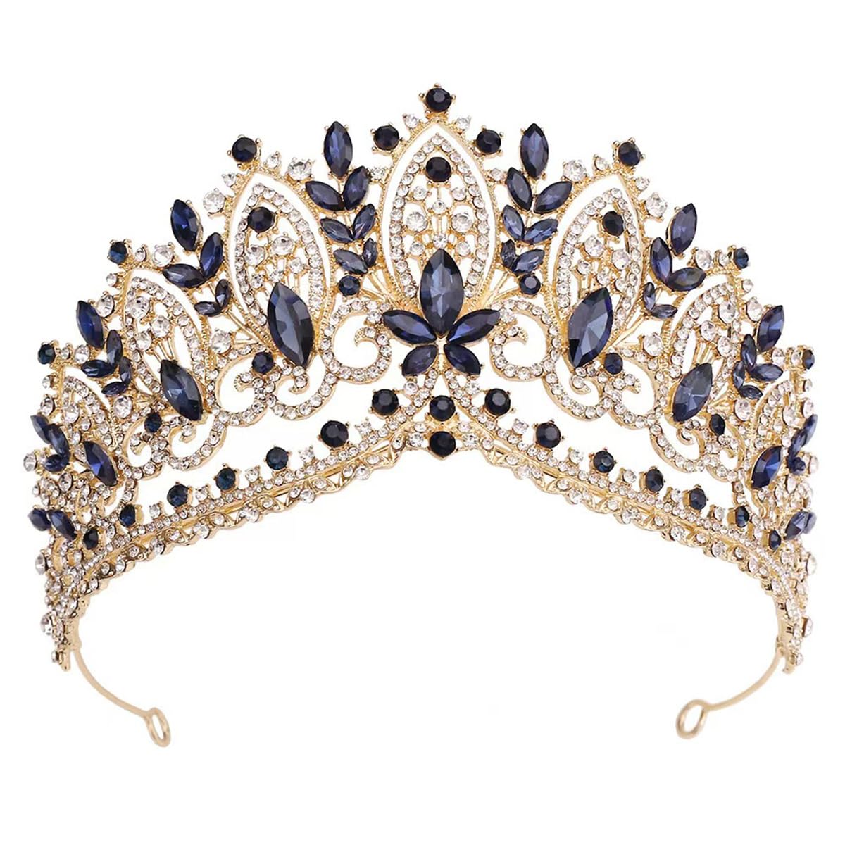 New women crown Tiaras Bridal Rhineshtone Princess Birthday Crystal Tiara