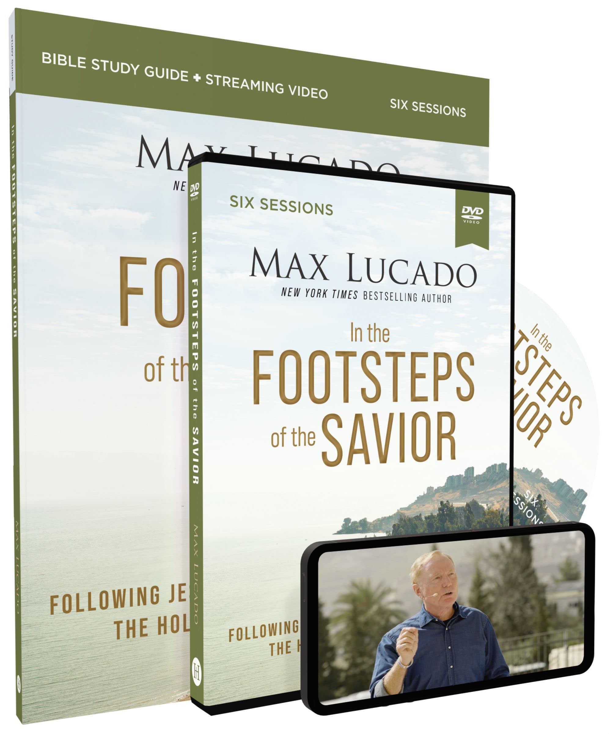 Harperchristian Resources In The Footsteps Of The Savior Study Guide With Dvd : Following Jesus Through The Holy Land