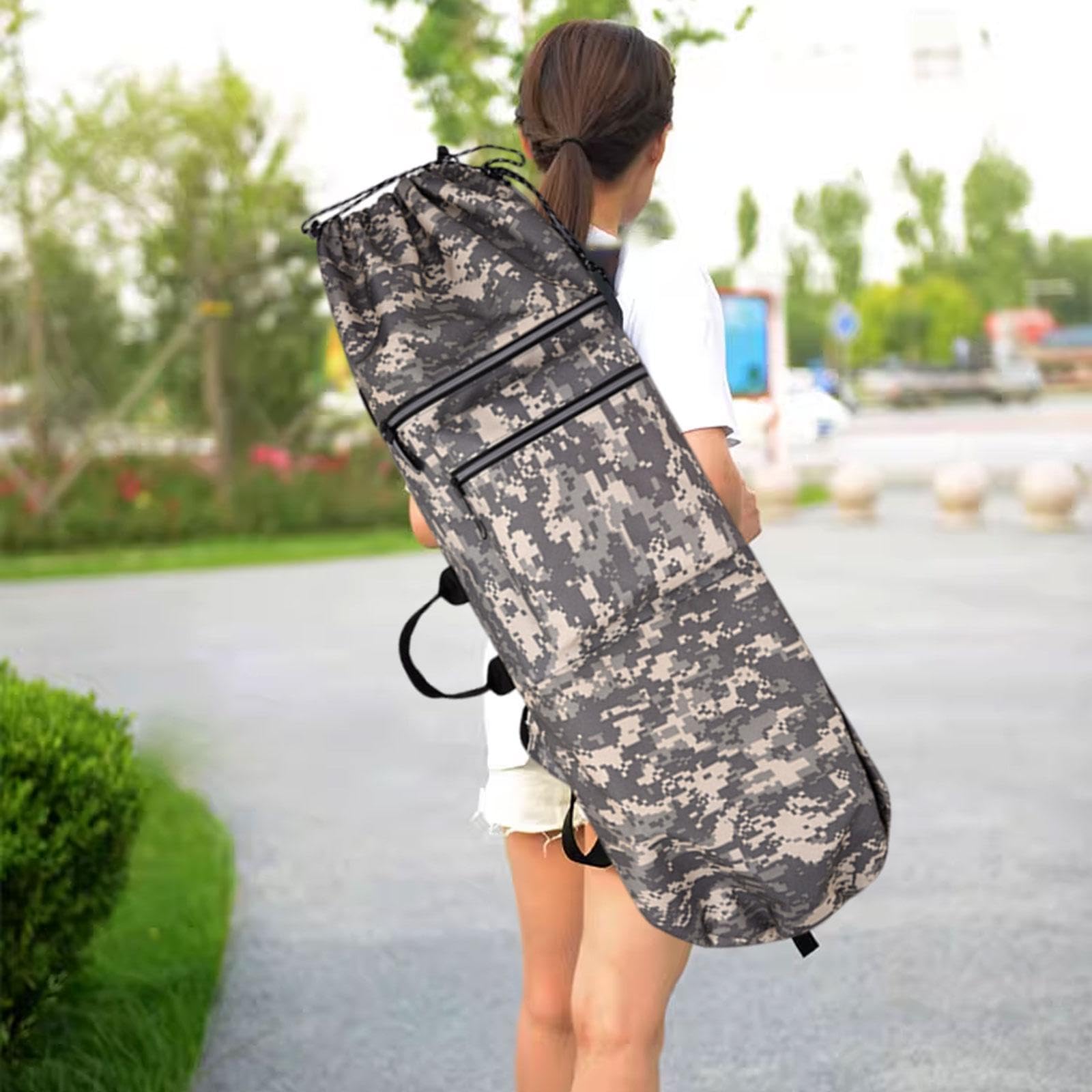 predolo Estuche de Transporte para Longboard, Mochila para Patineta, Patineta Eléctrica, Accesorios, Almacenamiento, Bolsa Portátil