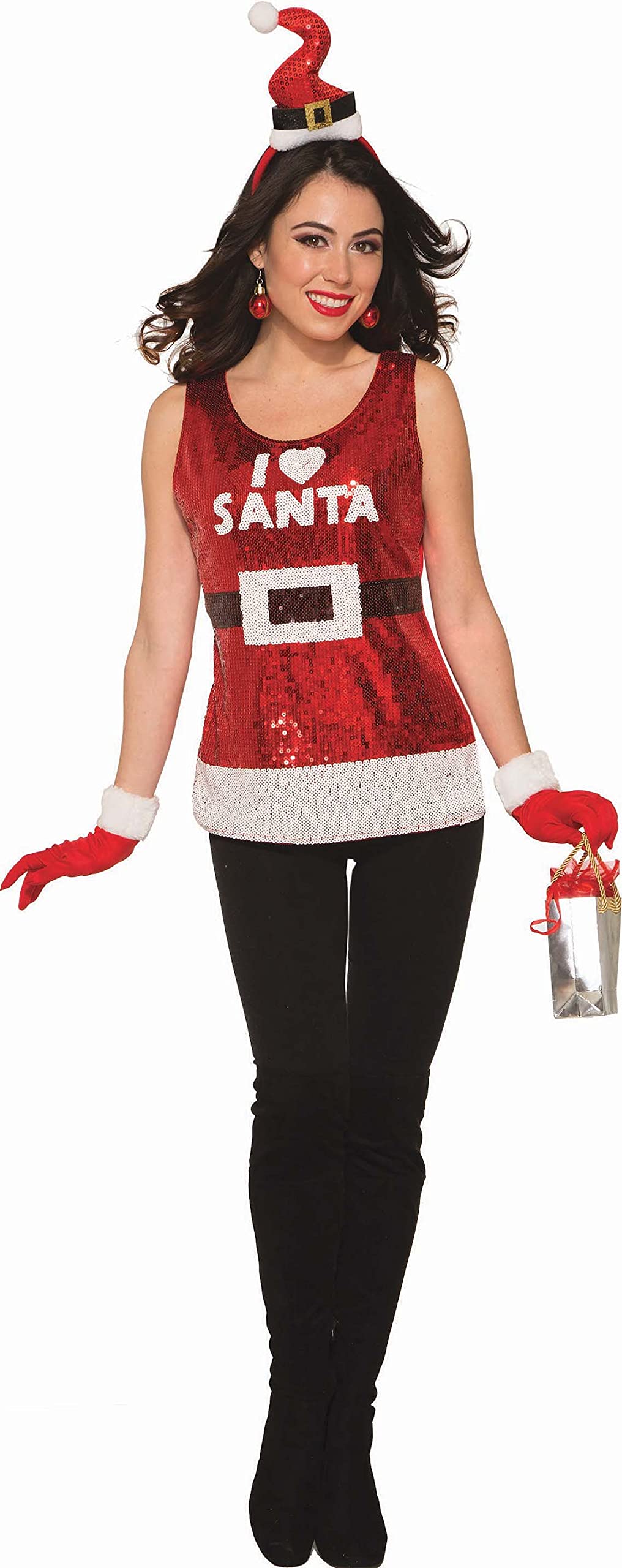 Vestido de Santa Sequini Love para brillar en tu próxima cena de Navidad 3