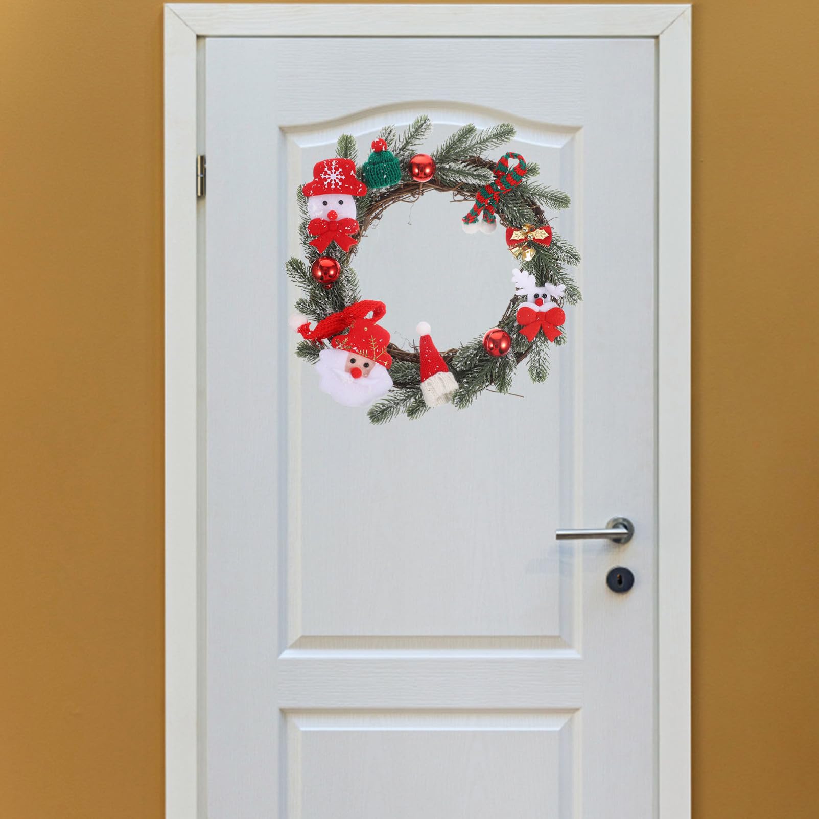 Guirnalda Navideña Decorativa De Pared Adorno Colgante De Navidad para Puertas y Ventanas Accesorio De Decoración Festiva para Hogar y Oficina