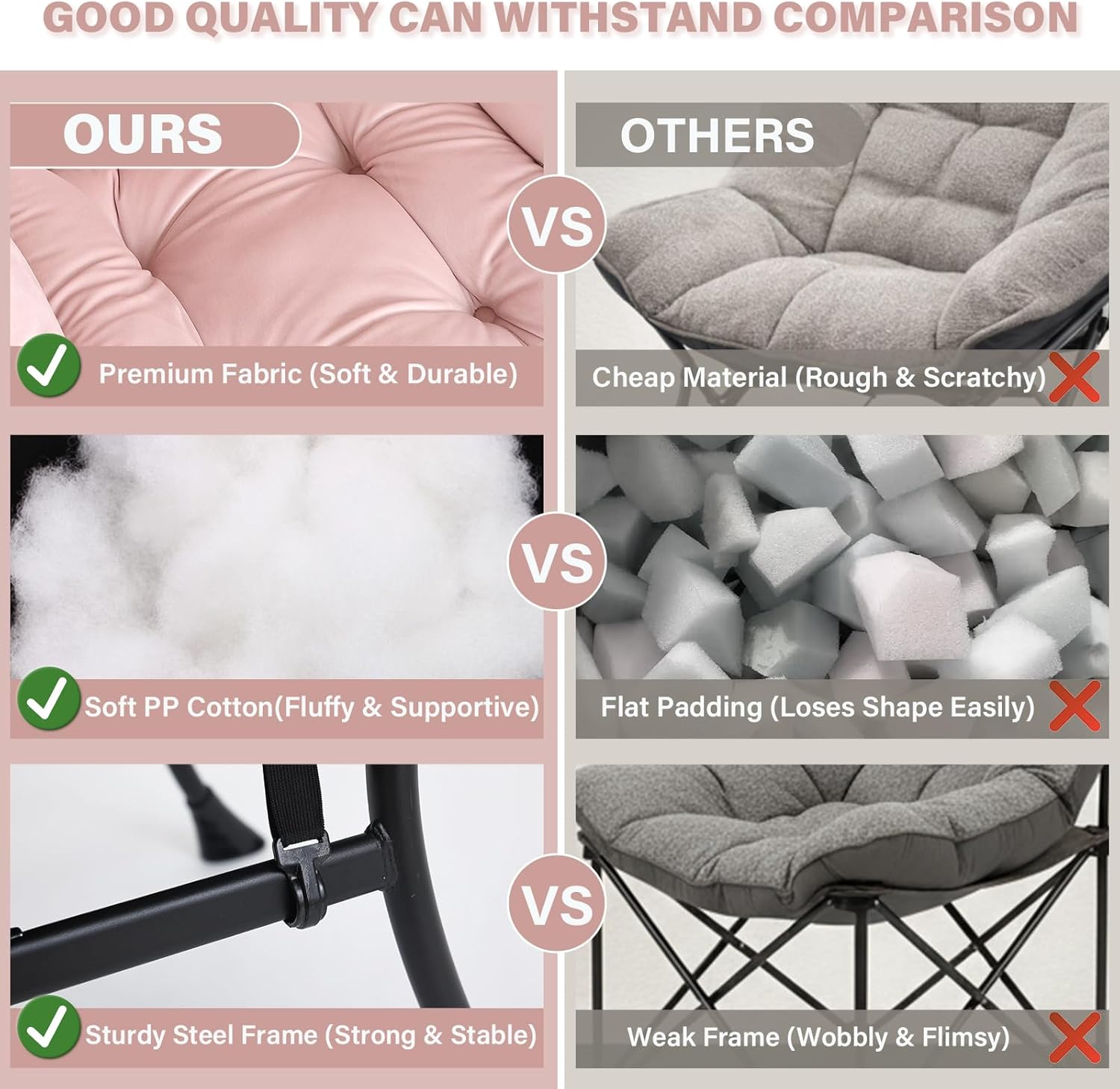 Lazy Chair and Ottoman, Large Accent Pink Velvet Chair with Side Pocket, Modern Leisure Upholstered Sofa Reading Armchair with Footrest for Office, Bedroom, Living Room, Dorm, Balcony