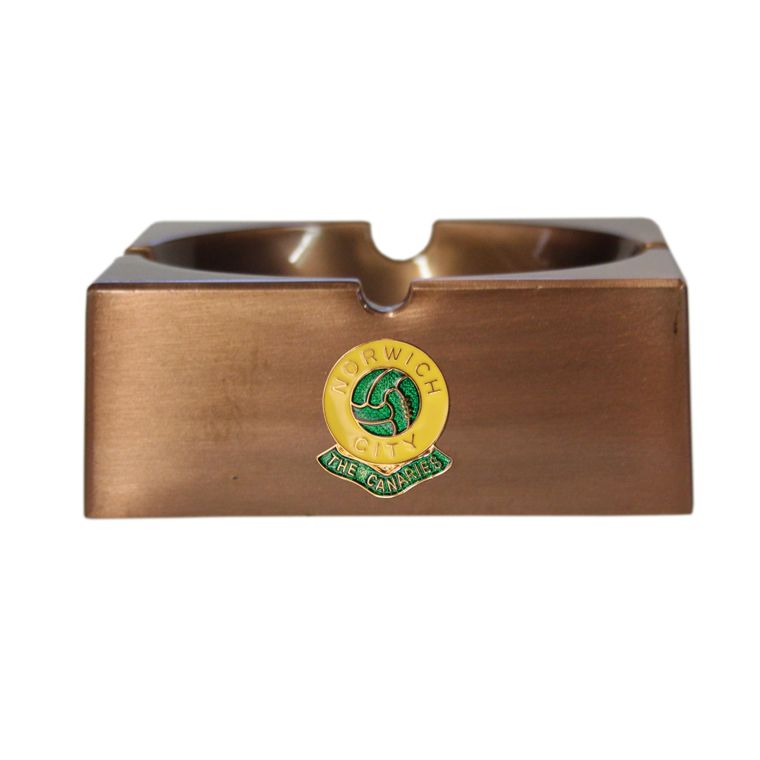 Norwich City Football Club Antique Effect Metal Ashtray