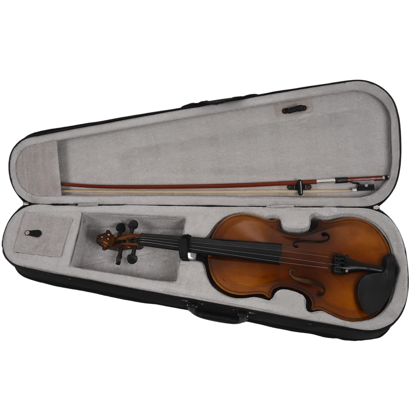 Violino acustico 4/4 a grandezza naturale in legno con archetto colofonia violino