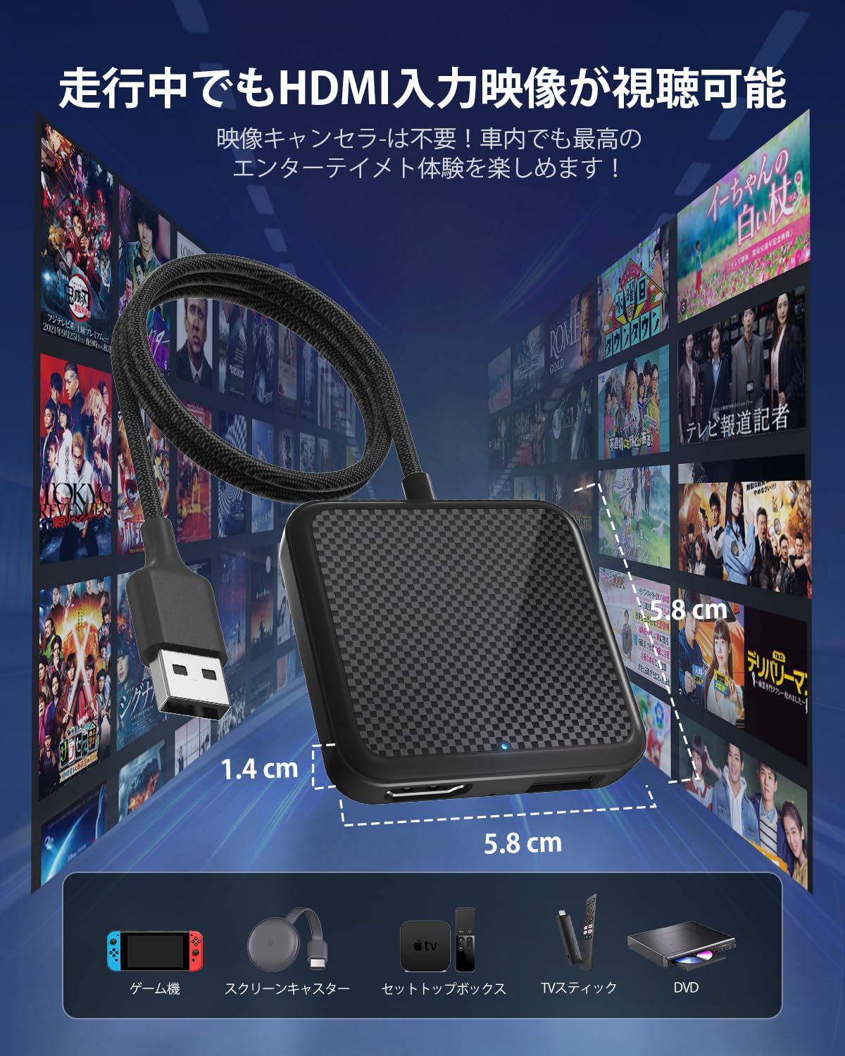 Amazon.co.jp: Nerrcilo Car TV Mate Pro Max 【HDMI IN・無線CarPlay
