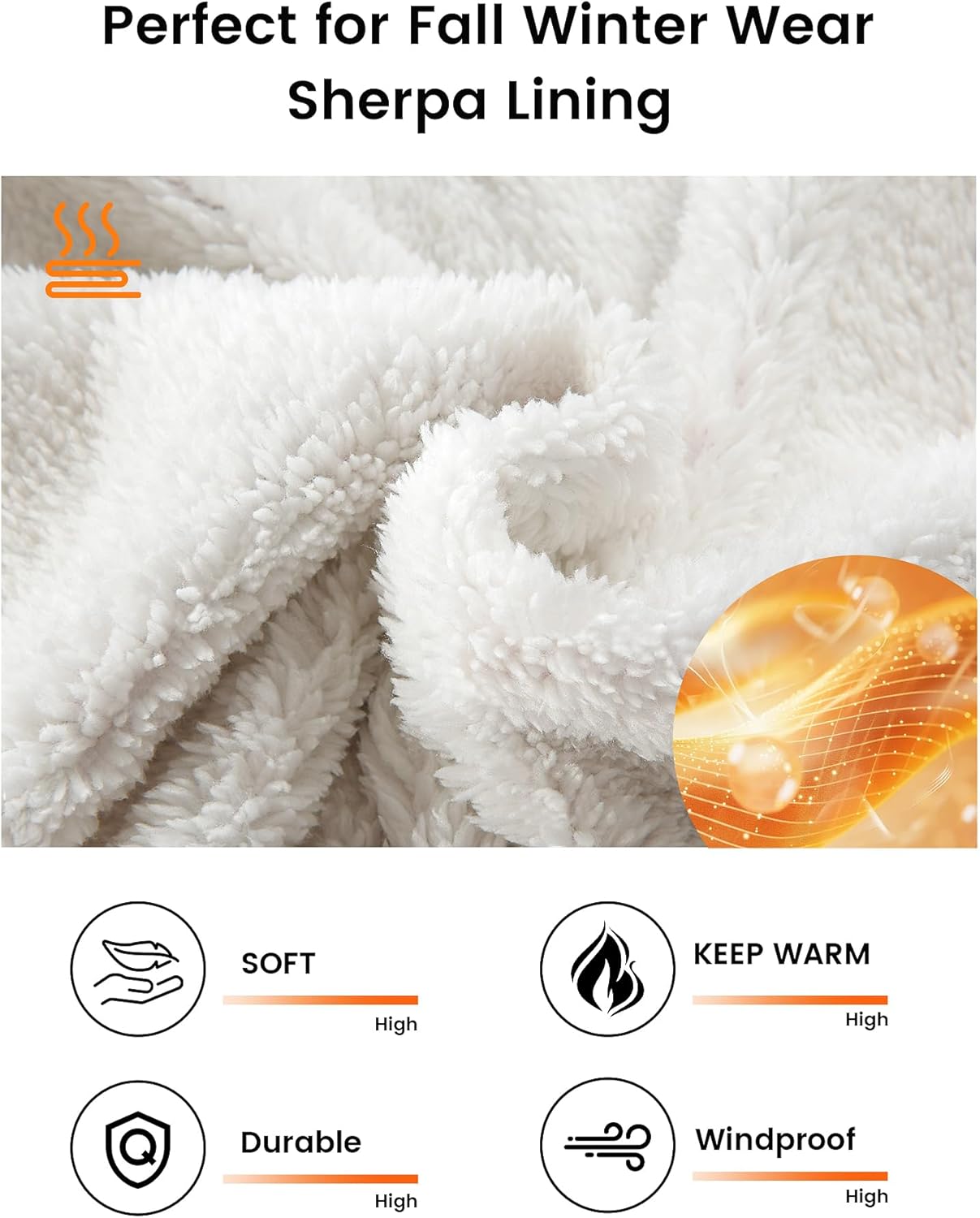 Womens Sherpa Fleece Lined Flannel Jacket Button Down Plaid Lightweight Flannel Shirt Jacket Women - Image 7