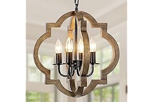 Farmhouse Orb Chandelier: Rustic Charm for Your Dining Room