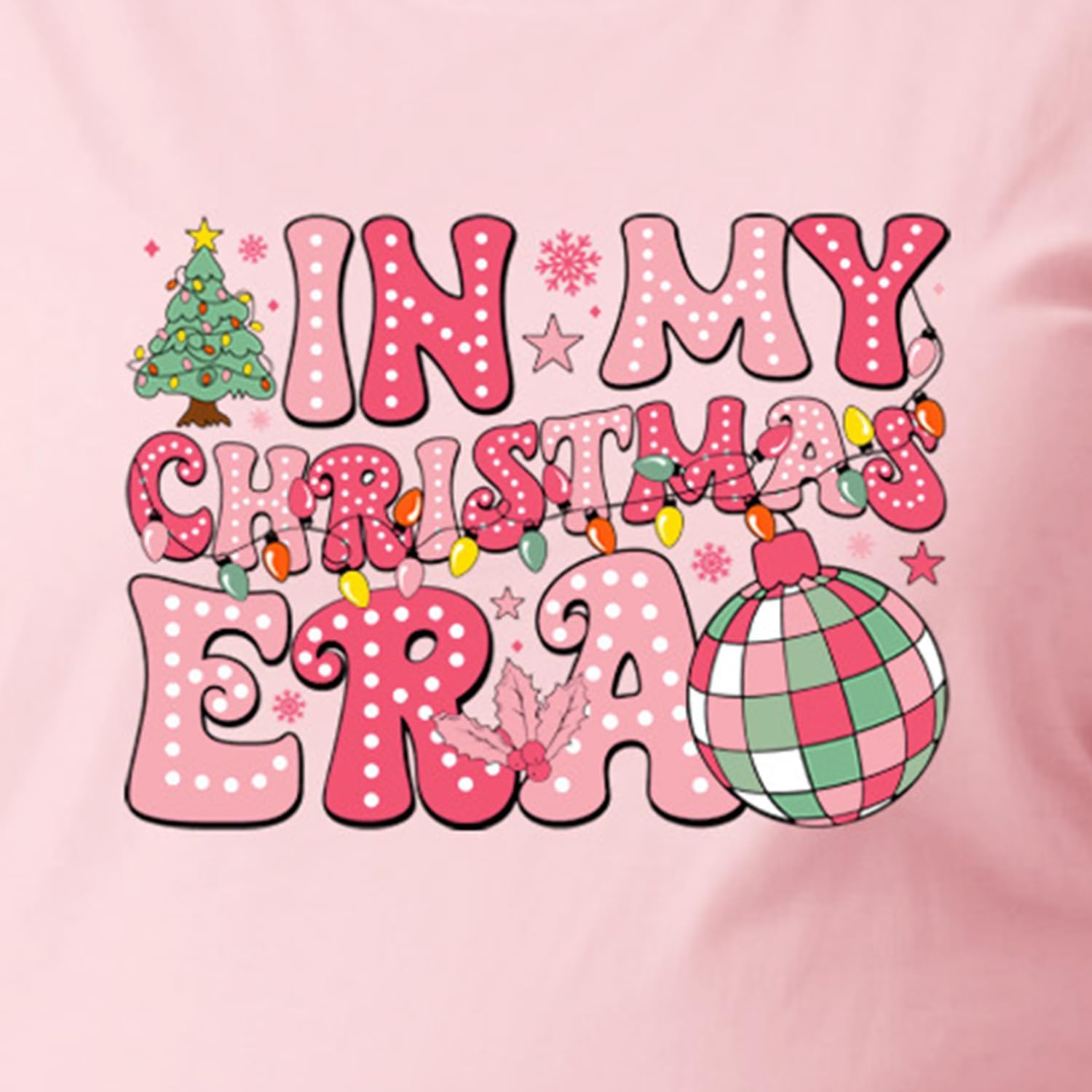 Christmas Plus Size Shirts for Women in My Christmas Era T-Shirts Xmas Holiday Tee Tops - Image 5