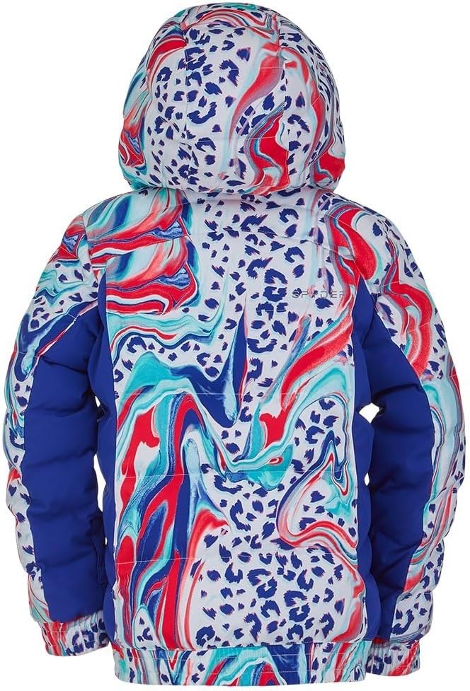 Spyder Girl's Bitsy Atlas Synthetic Down Jacket (Toddler/Little Kids) Marbled 2T Toddler