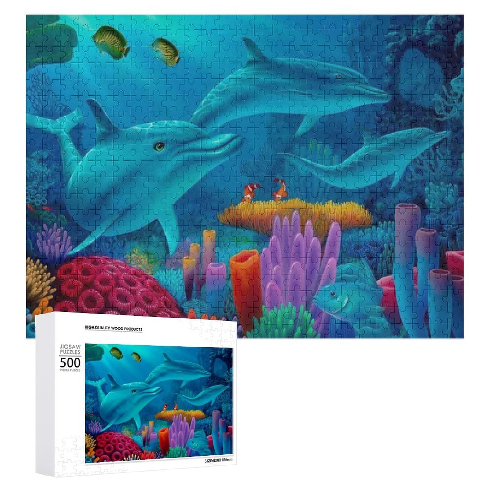 イルカと魚のパズル