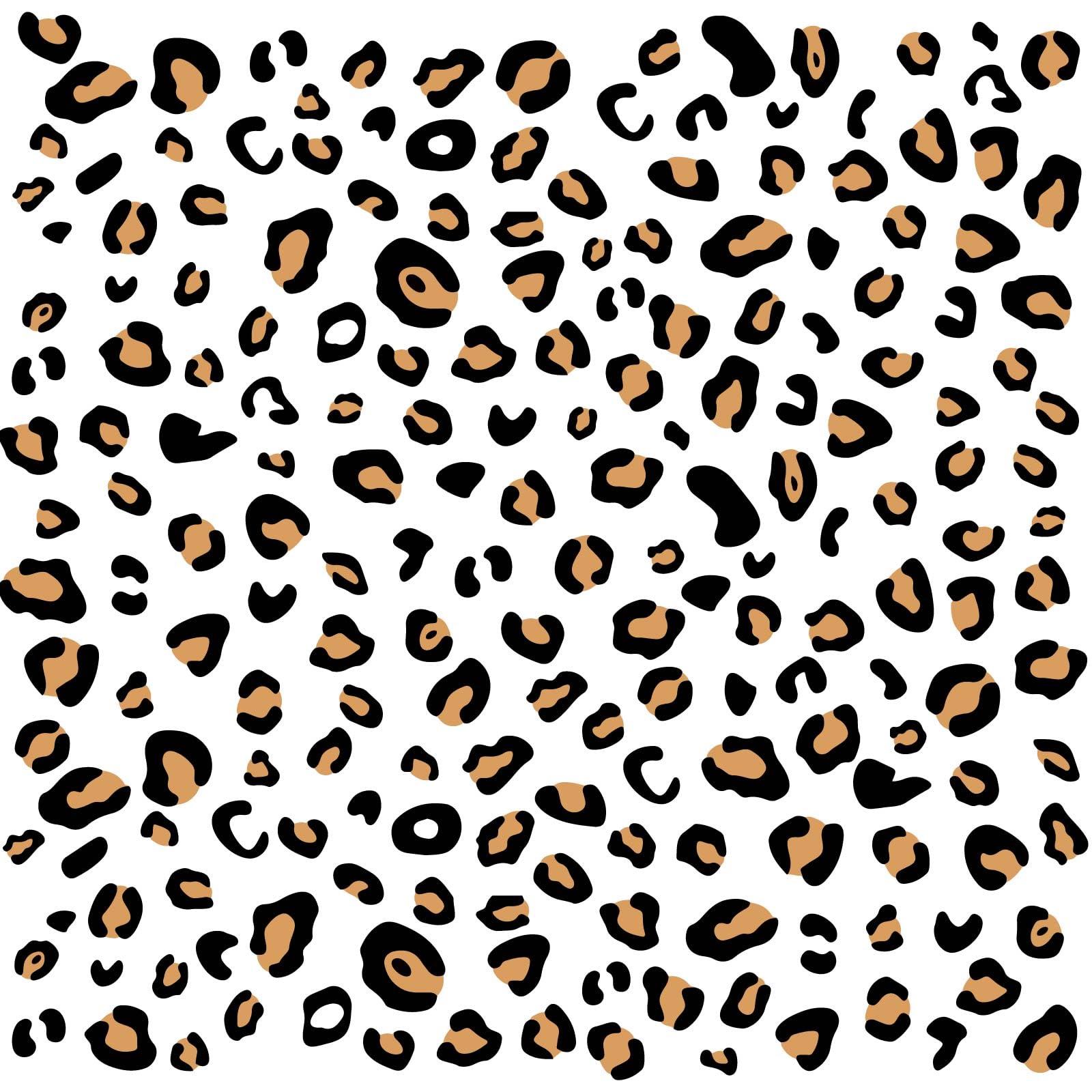 PLIGREAT 202 Pcs Leopard Dot Murals Wall Stickers Large Size Peel and Stick Wall Decals Yellow Spots Wall Stickers for Bedroom Living Room Cabinet Window DIY Home Wall Decoration - Image 3