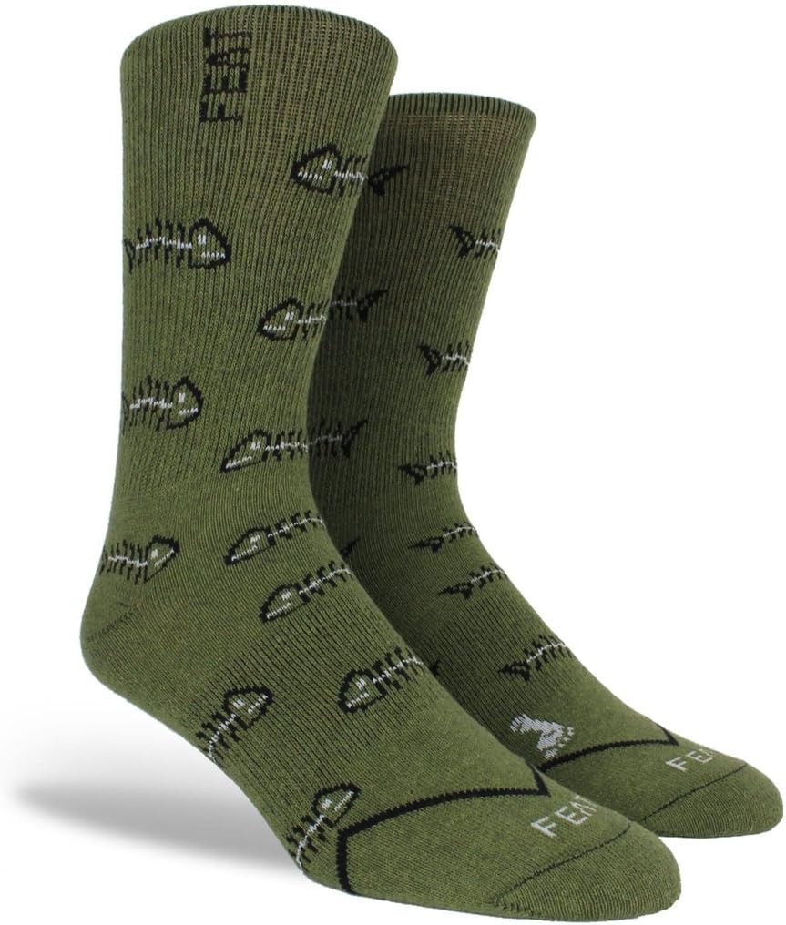 Feat Socks Unisex Adult Fish Bones