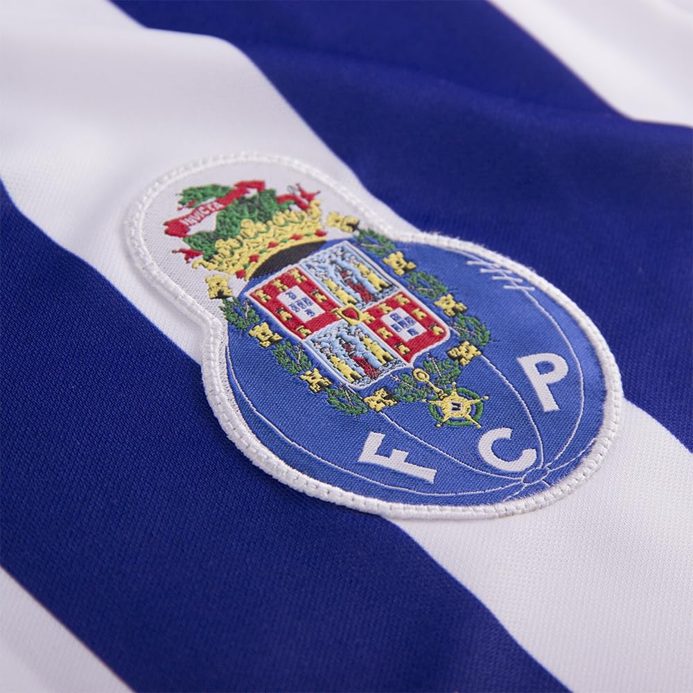 COPA - Maglia retrò - Calcio - Uomo - FC Porto 2002 - Bianco/Blu - 100% Poliestere
