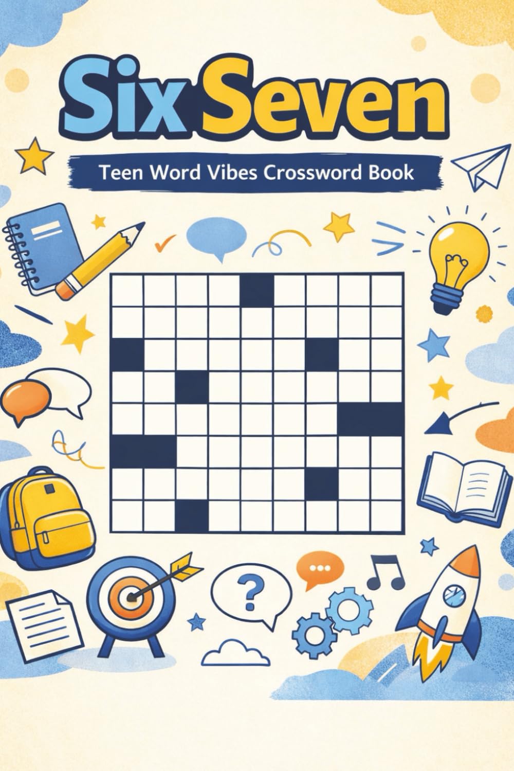 Six Seven Word Vibes Crossword Book